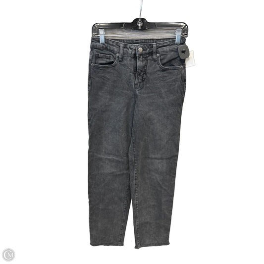 Jeans Straight By Old Navy In Black Denim, Size: 2