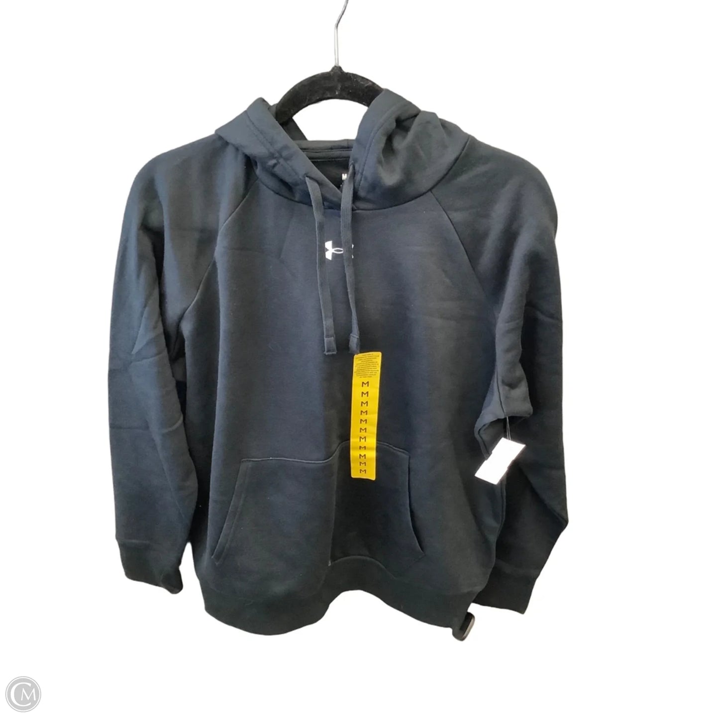 Athletic Sweatshirt Hoodie By Under Armour In Black, Size: M
