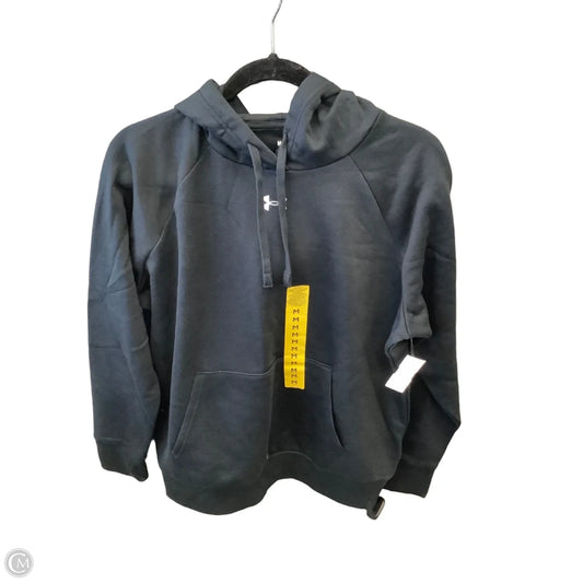 Athletic Sweatshirt Hoodie By Under Armour In Black, Size: M