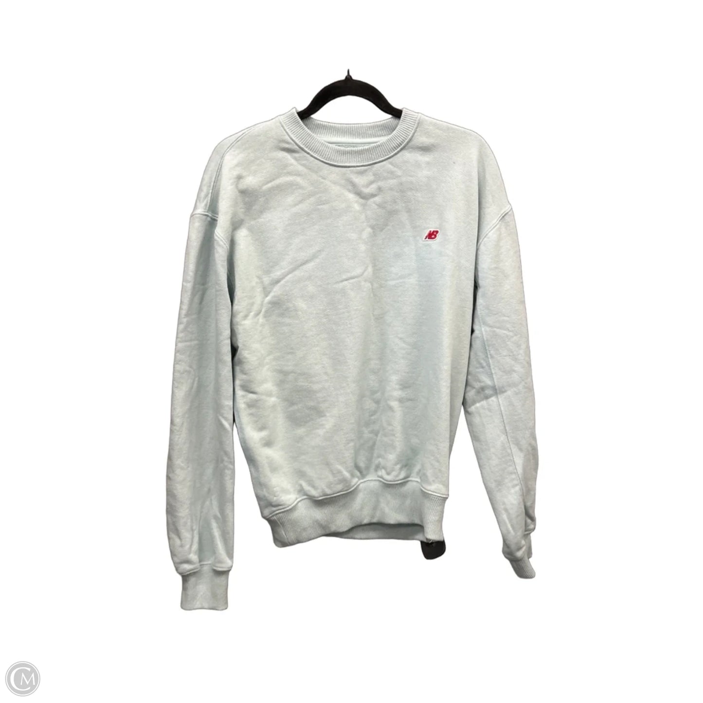 Athletic Sweatshirt Crewneck By New Balance In Blue, Size: S