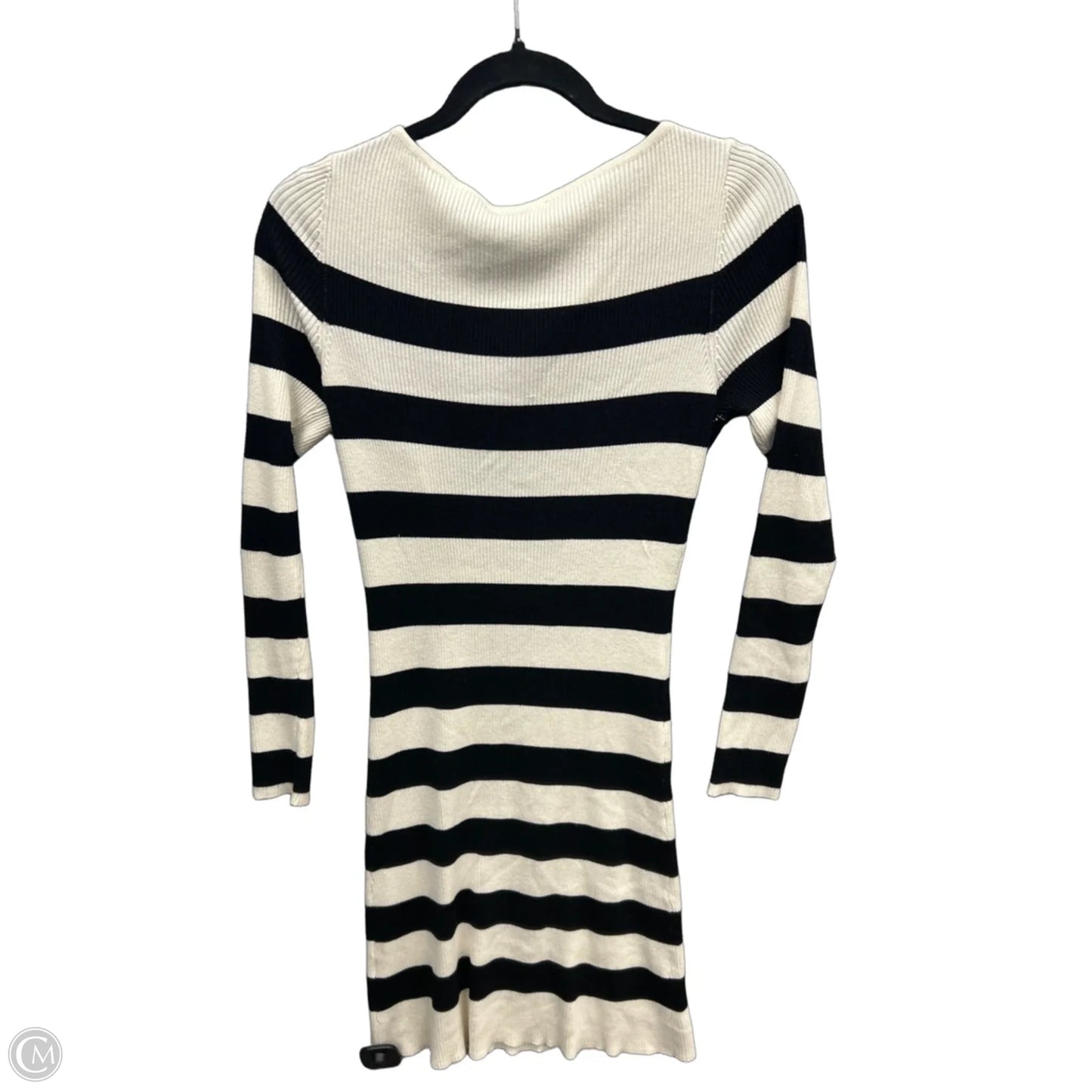 Dress Casual Midi By Clothes Mentor In Striped Pattern, Size: M