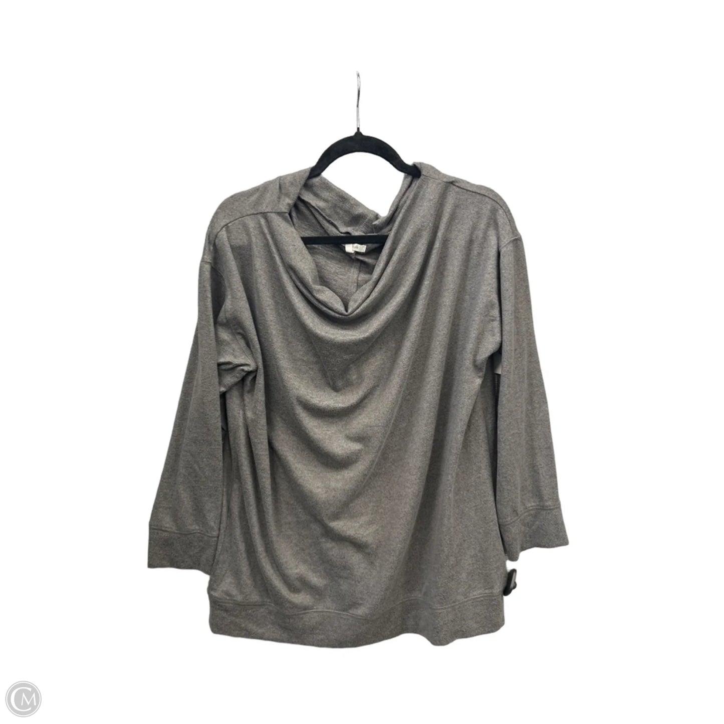 Top Long Sleeve By Maurices In Grey, Size: 1x