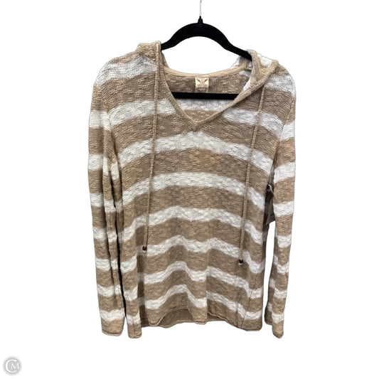 Top Long Sleeve By Faded Glory In Striped Pattern, Size: Xl