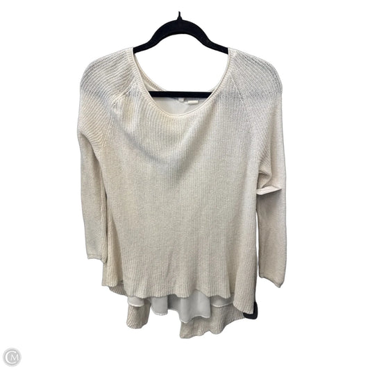 Top Long Sleeve By Moth In White, Size: Xs