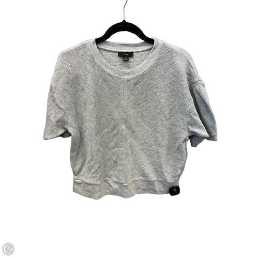 Sweater Short Sleeve By J. Crew In Grey, Size: S