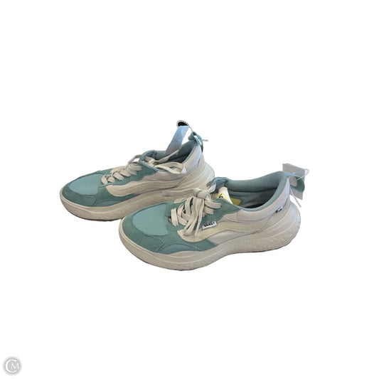Shoes Athletic By Vans In Cream & Green, Size: 8