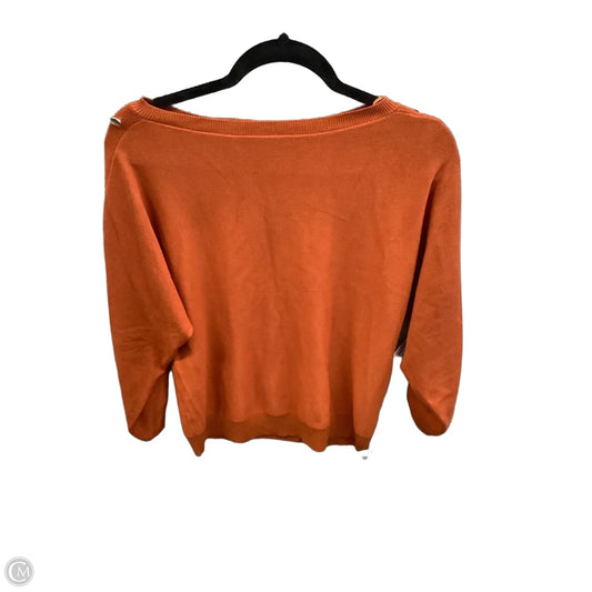 Top Long Sleeve By Clothes Mentor In Orange, Size: S