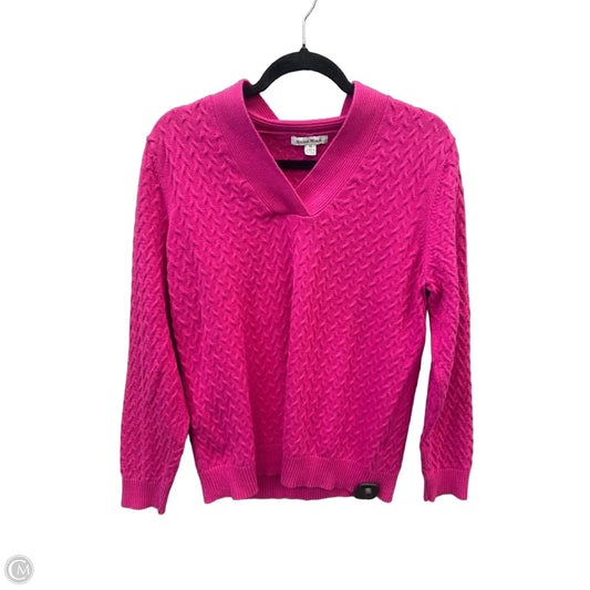 Sweater By Studio Works In Pink, Size: Xl
