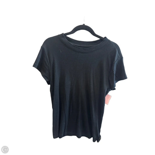 Top Short Sleeve By A New Day In Black, Size: Xl