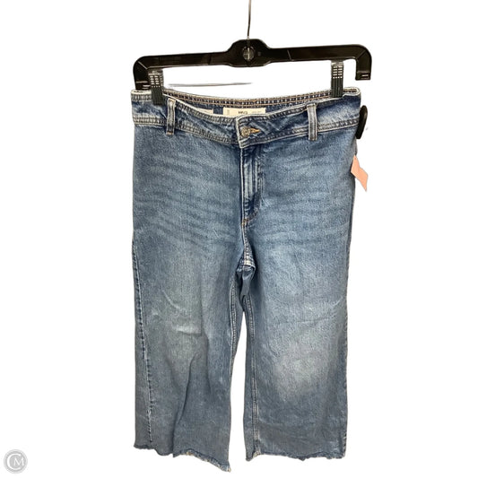 Jeans Straight By Mng In Blue Denim, Size: 4