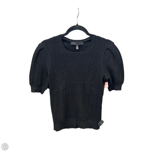 Sweater Short Sleeve By White House Black Market In Black, Size: S