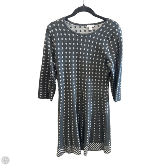 Dress Sweater By Spense In Grey, Size: M