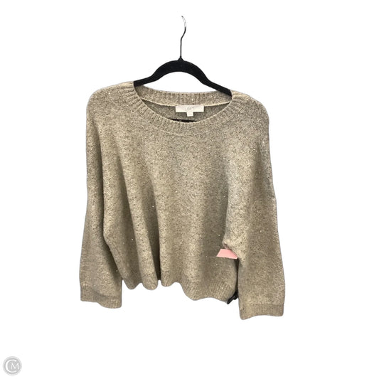 Sweater By Loft In Gold, Size: Xl