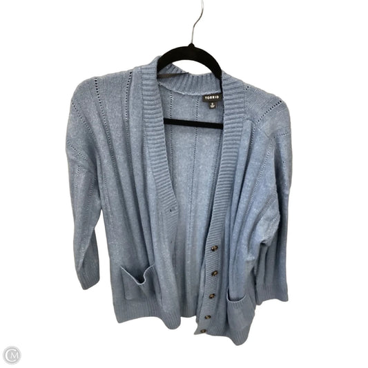 Cardigan By Torrid In Blue, Size: L