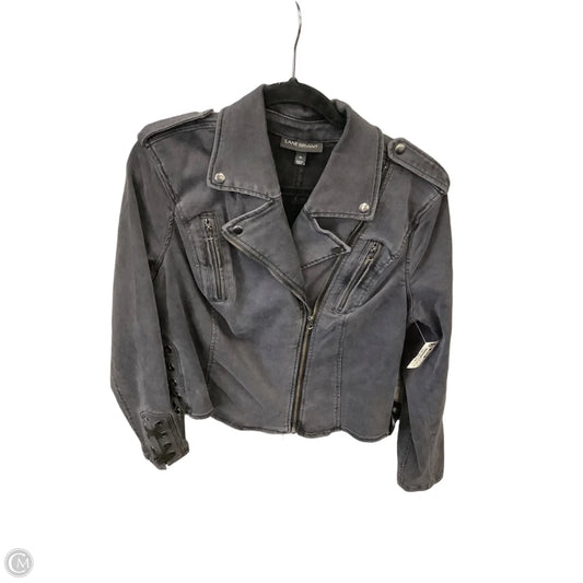 Jacket Denim By Lane Bryant In Black Denim, Size: Xl