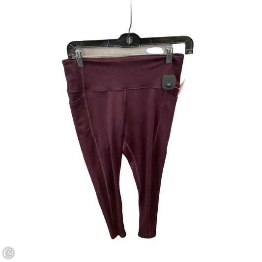Athletic Leggings By Victorias Secret In Purple, Size: M