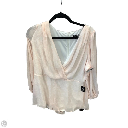 Romper By Express In Pink, Size: Xl