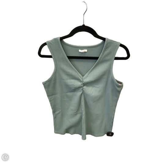 Top Sleeveless By Maurices In Green, Size: Xl