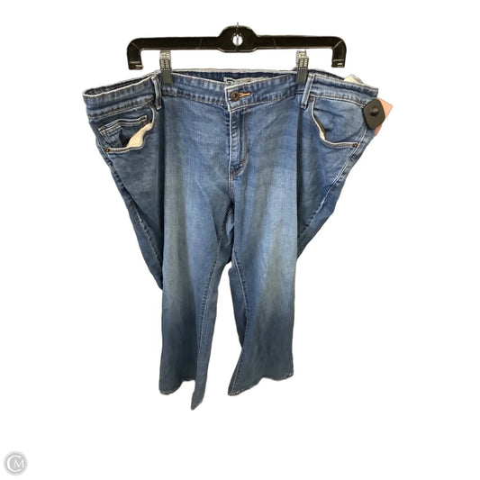 Jeans Boot Cut By Levis In Blue Denim, Size: 20