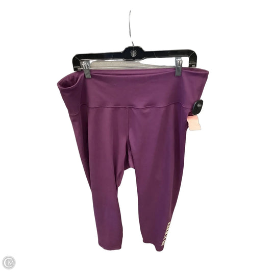 Athletic Leggings By Old Navy In Purple, Size: Xxl