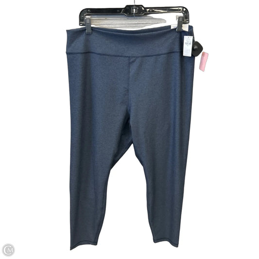 Athletic Leggings By Old Navy In Blue, Size: Xl