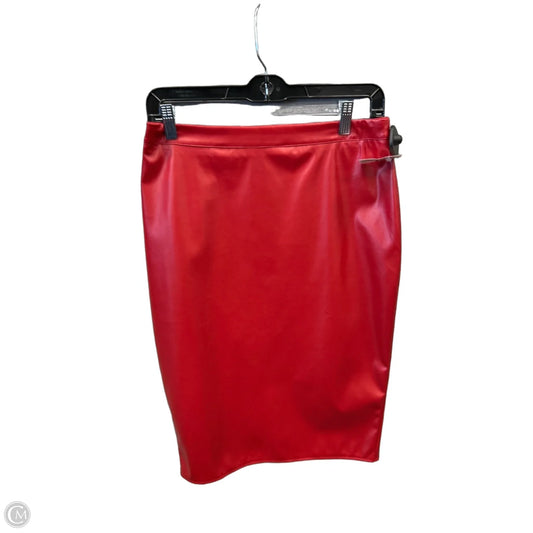 Skirt Midi By Kate Kasin In Red, Size: 8