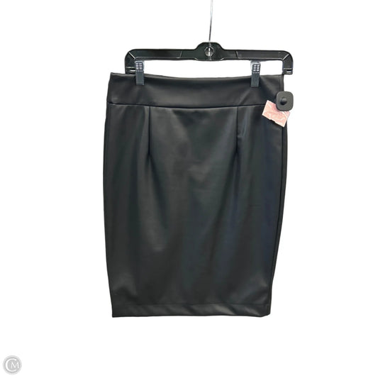 Skirt Midi By Clothes Mentor In Black, Size: 8