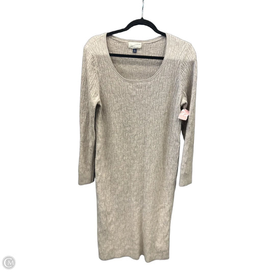 Dress Sweater By Universal Thread In Tan, Size: Xl