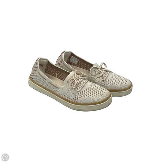 Shoes Flats By Skechers In Brown & White, Size: 7