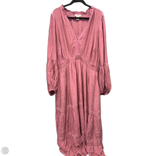 Dress Casual Maxi By Festi In Pink, Size: 3
