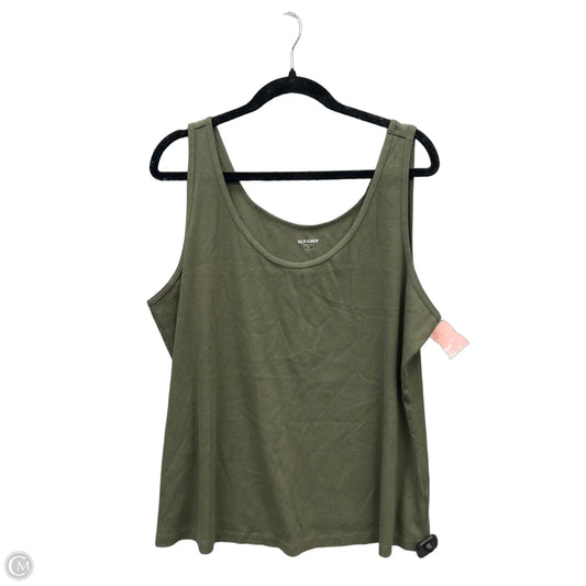 Top Cami By Old Navy In Green, Size: 3x
