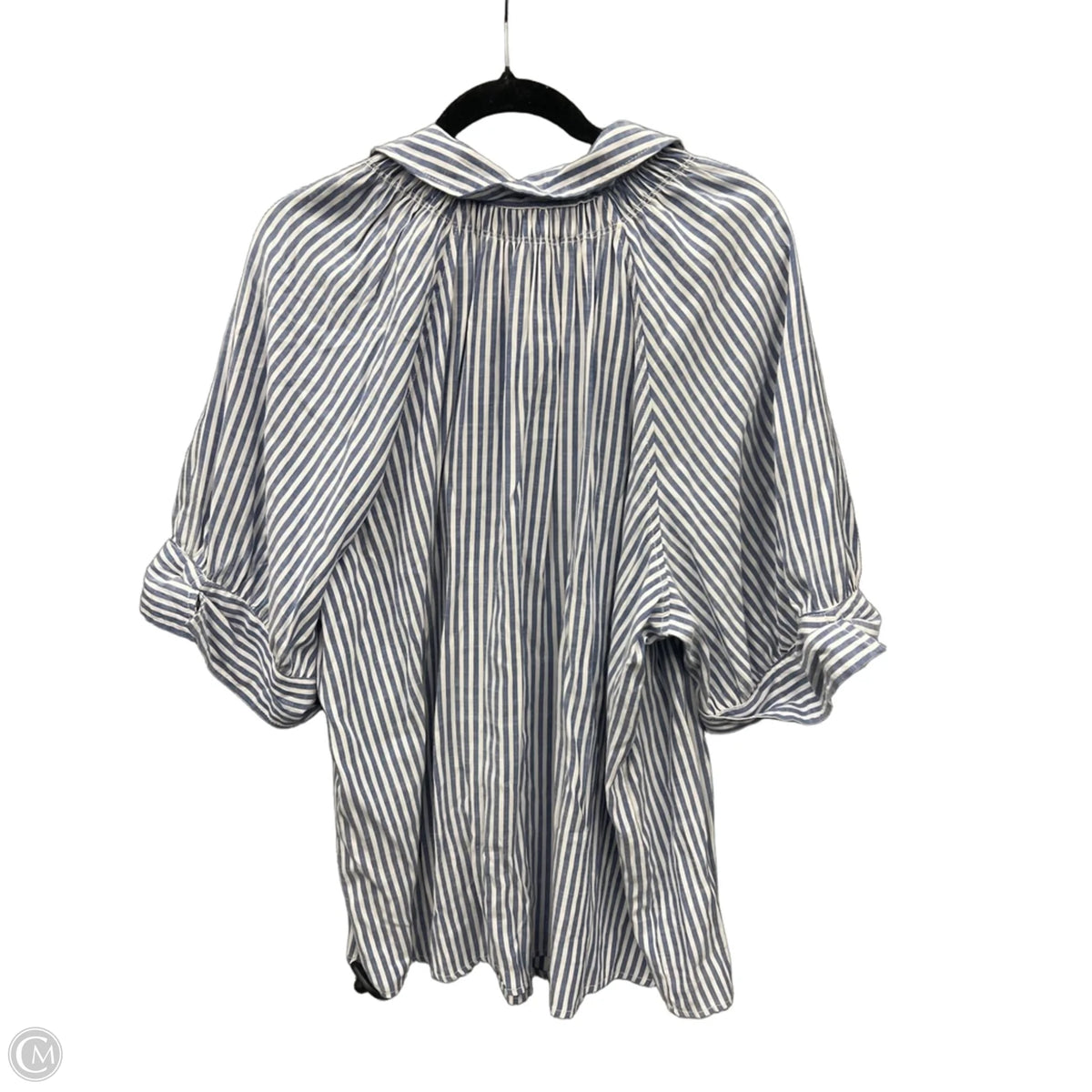 Top Short Sleeve By Max Studio In Striped Pattern, Size: 3x