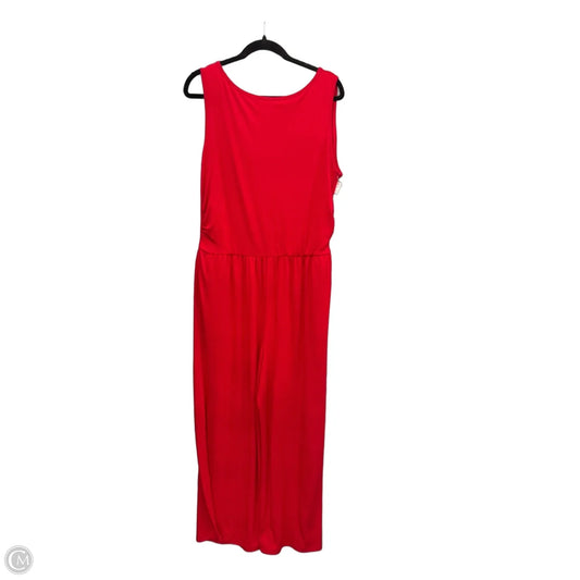 Jumpsuit By Prettygarden In Red, Size: Xl