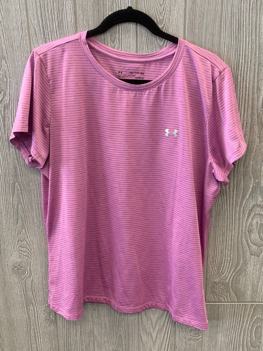 Athletic Top Short Sleeve By Under Armour  Size: Xxl