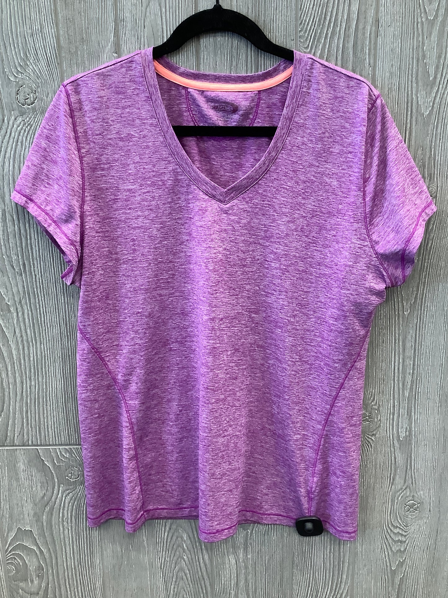 Athletic Top Short Sleeve By Clothes Mentor In Purple, Size: Xl