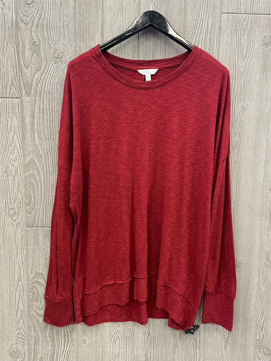 Top Long Sleeve By Time And Tru  Size: Xl