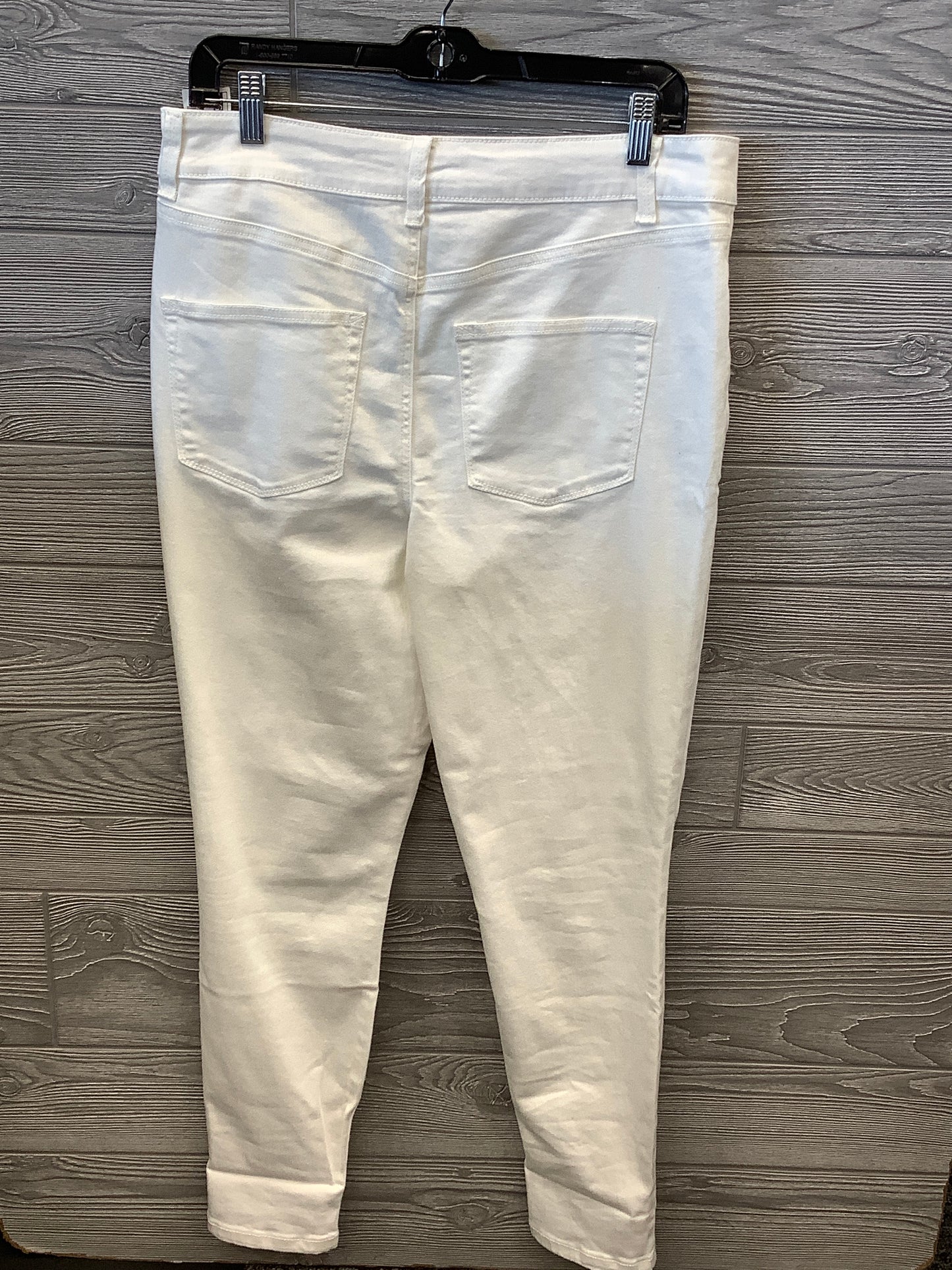 White Denim Jeans Skinny Maurices, Size 12