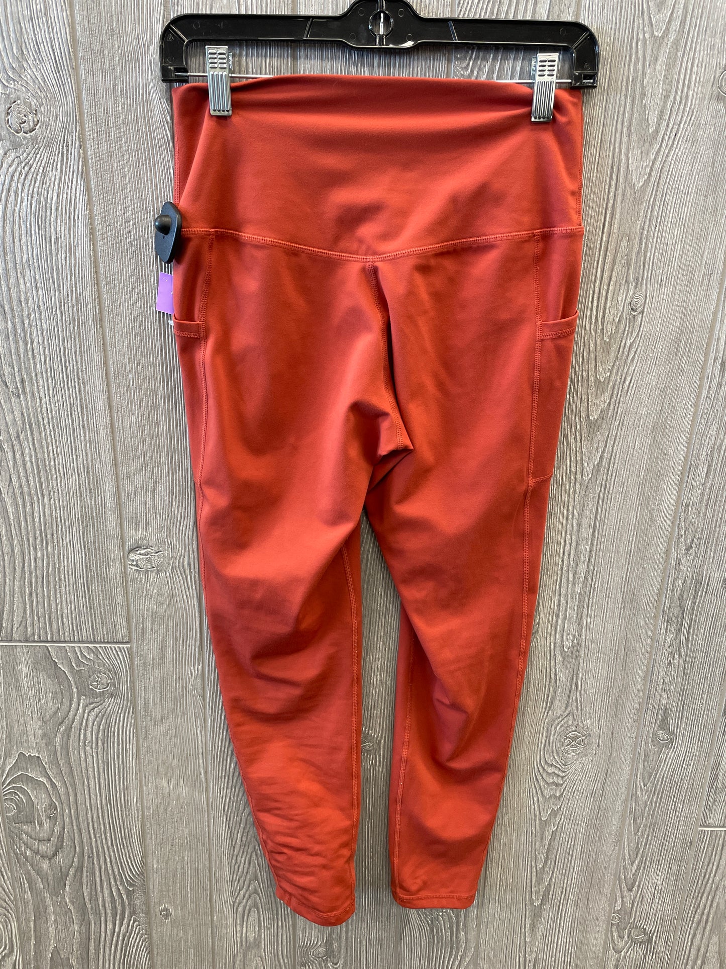 Athletic Leggings By Clothes Mentor In Orange, Size: L