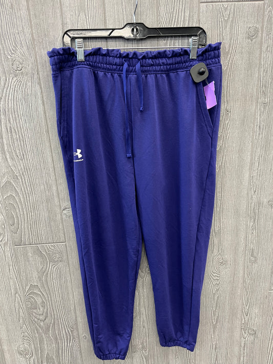 Purple Athletic Pants Under Armour, Size L