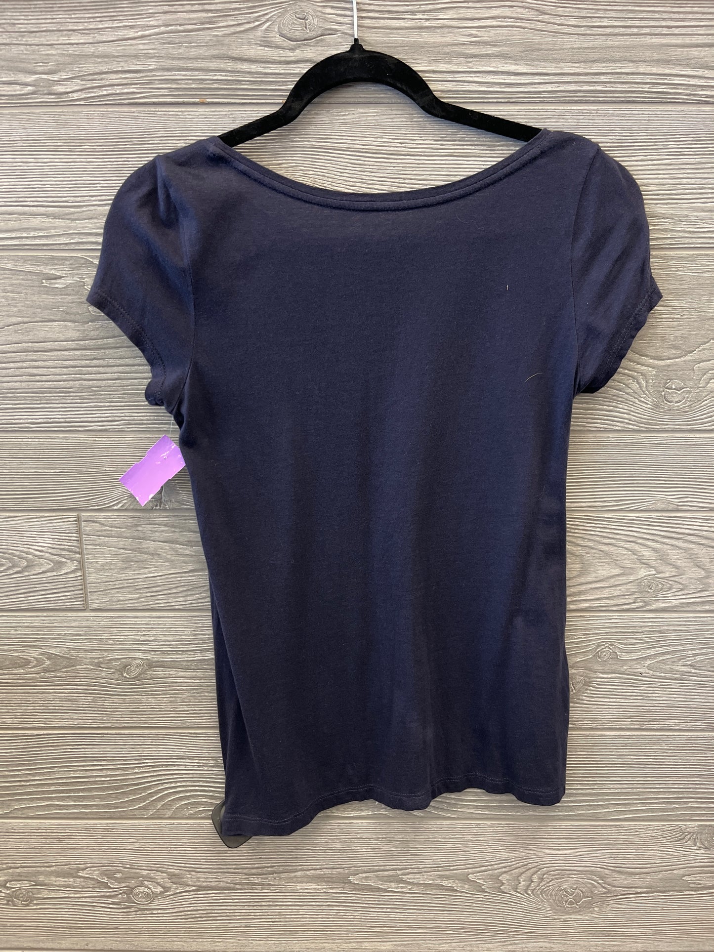 Top Short Sleeve By Loft In Blue, Size: Xs