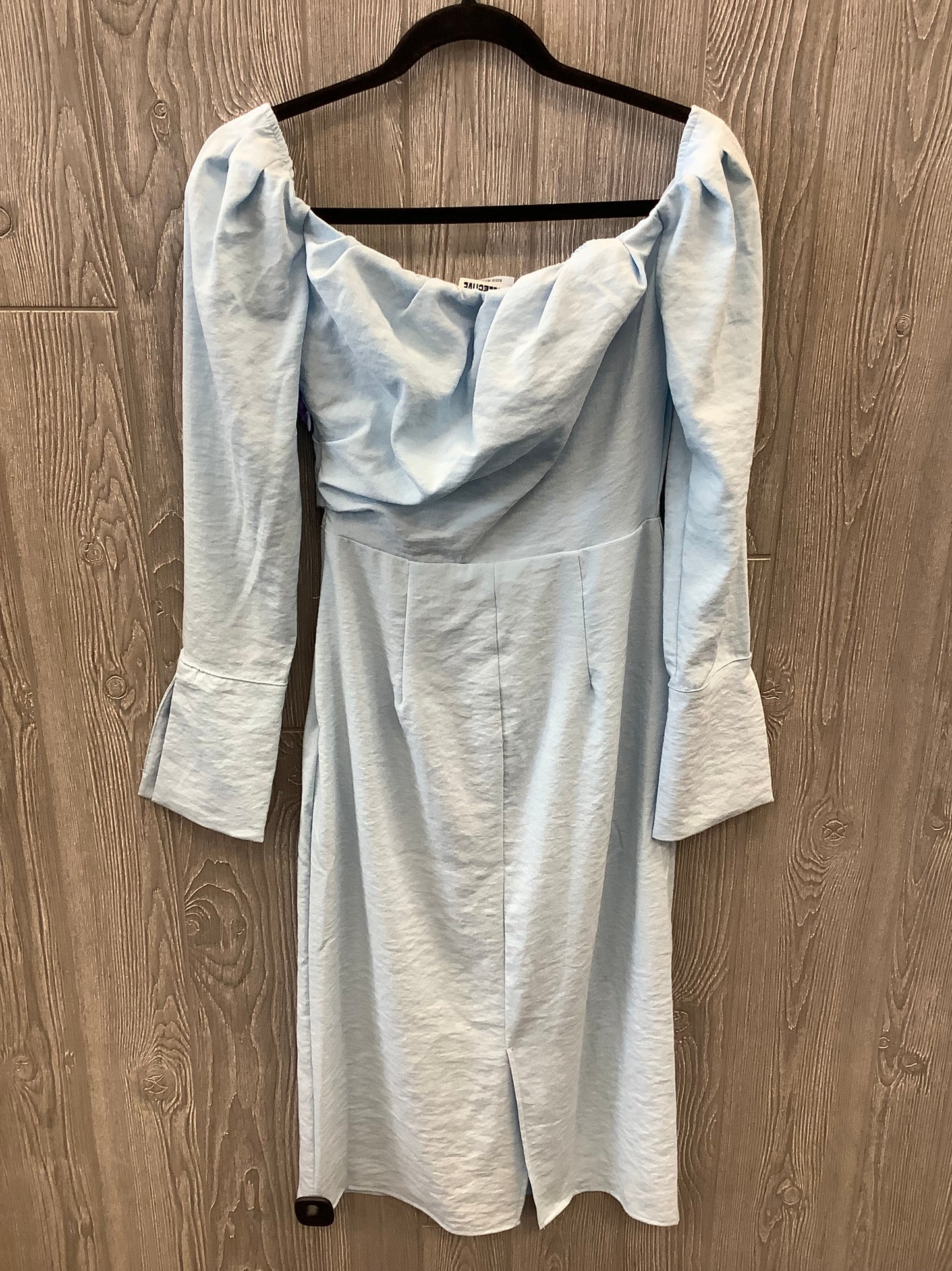 Blue Dress Casual Midi Clothes Mentor, Size Xs