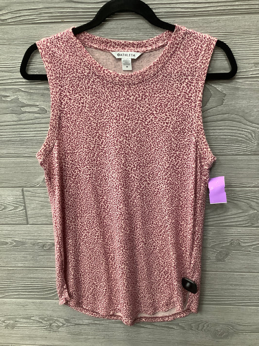 Athletic Tank Top By Athleta In Pink, Size: M