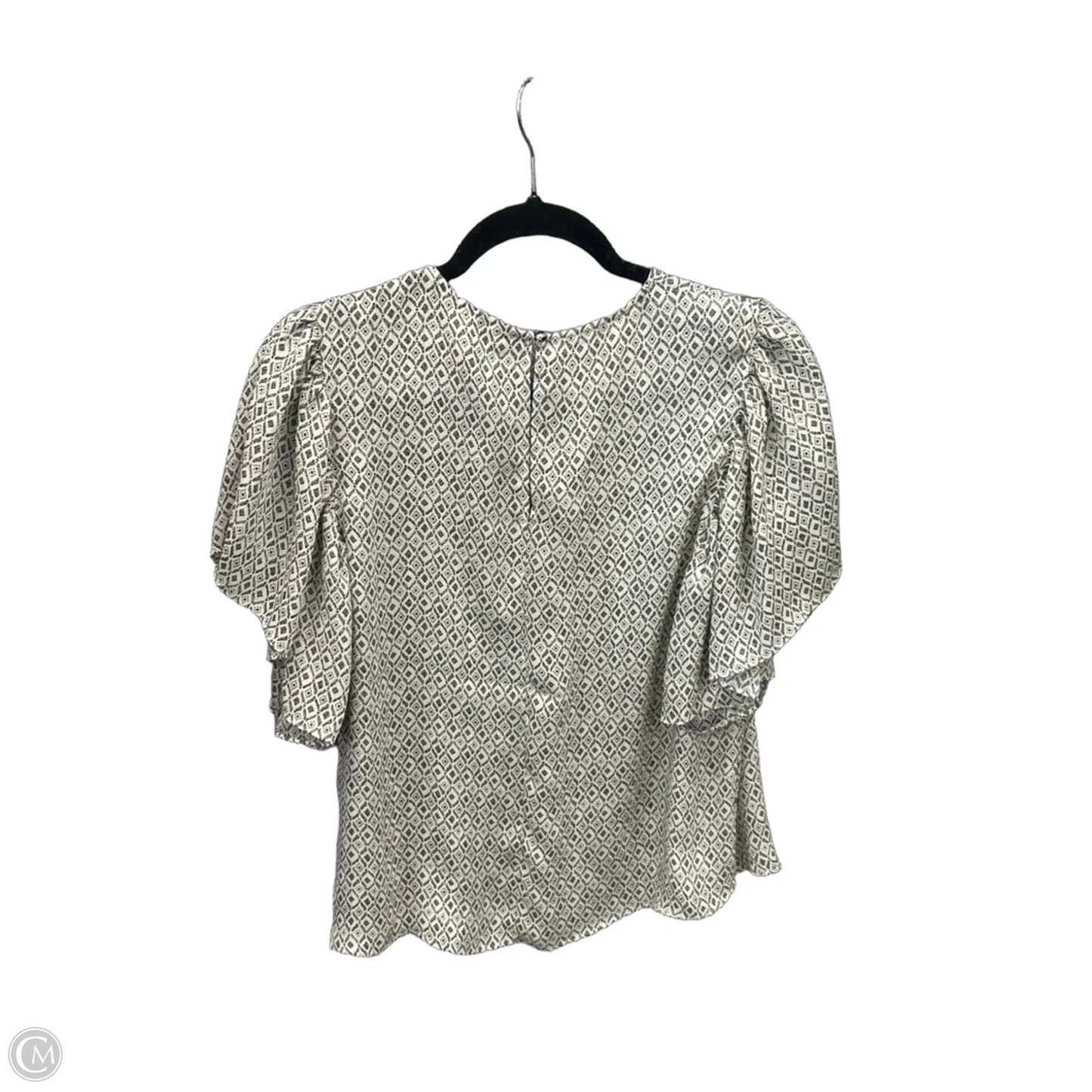 Top Short Sleeve By H&m In White, Size: Xs