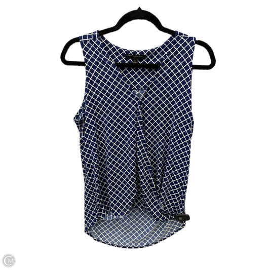 Top Sleeveless By Banana Republic In Blue, Size: S
