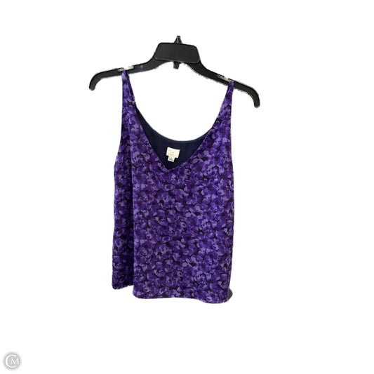 Top Sleeveless By A New Day In Purple, Size: S