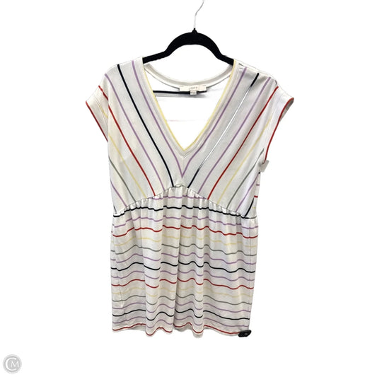 Dress Casual Short By Loft In Striped Pattern, Size: S