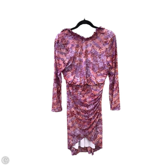 Dress Casual Midi By Shelli Segal In Purple, Size: M