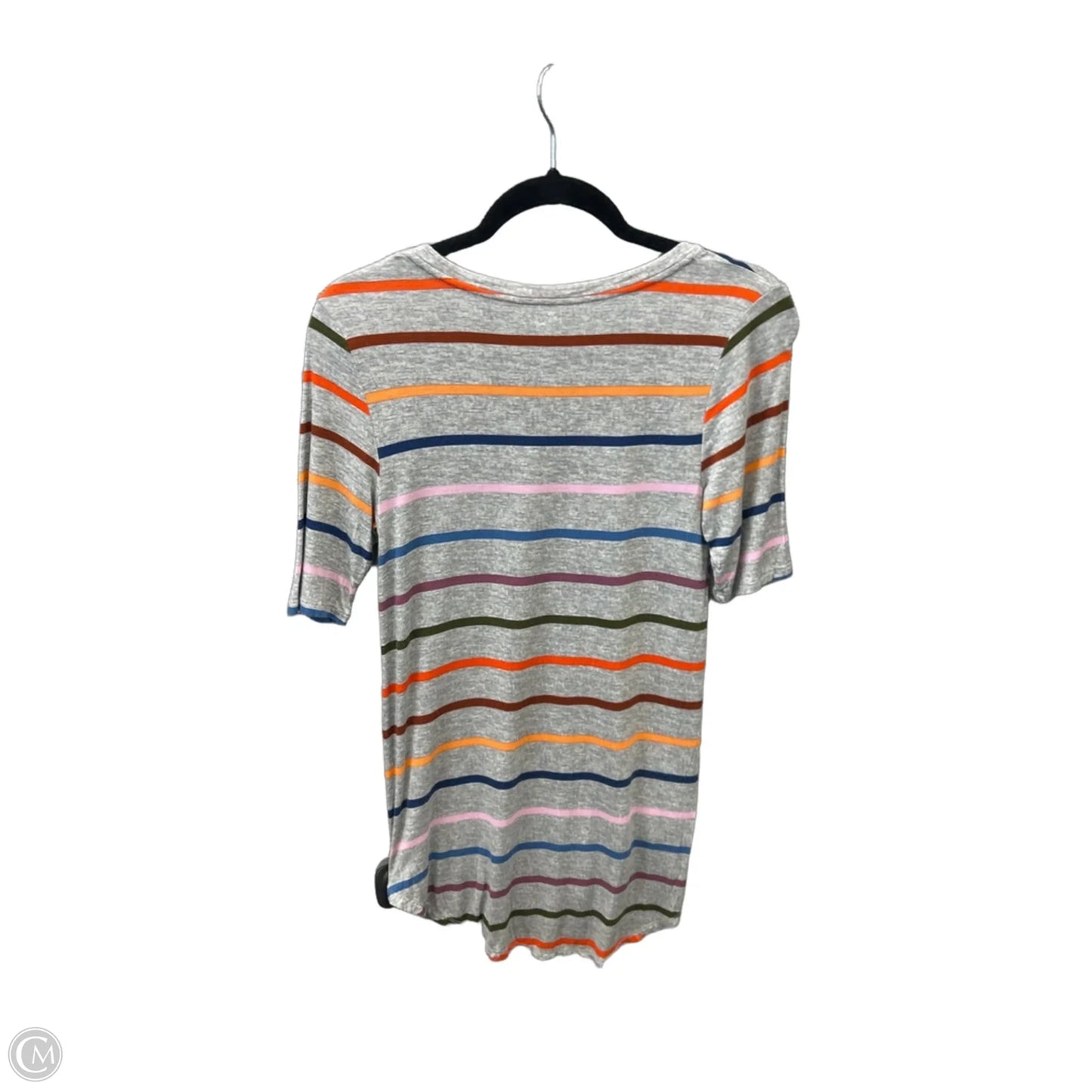 Top Short Sleeve By Maurices In Grey, Size: Xs