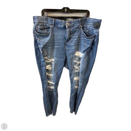 Jeans Skinny By Torrid In Blue Denim, Size: 22
