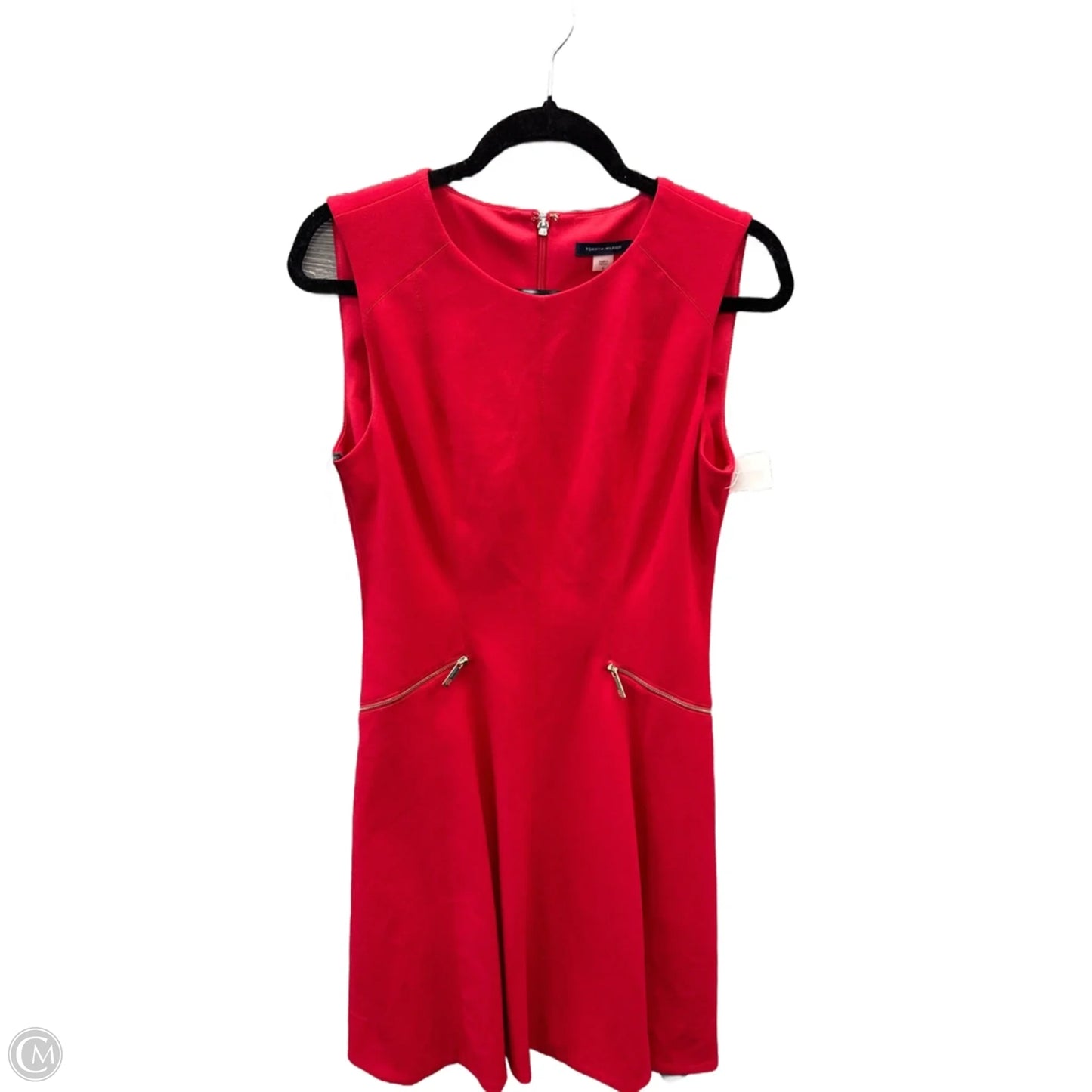 Dress Casual Midi By Tommy Hilfiger In Red, Size: M